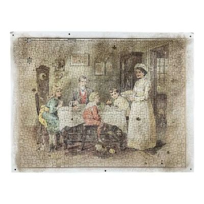 Lot 24: The Handmaid’s Tale Red Center Production Used Jigsaw Puzzle Ep 405 | VIP Fan Auctions
