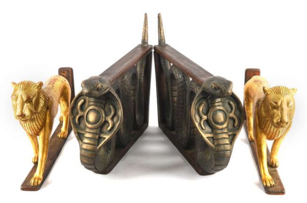 Lot 3011 - Exodus: Gods and Kings (2014) Four Chair Armrests (2 Pairs) from the Ridley Scott film. One pair is…