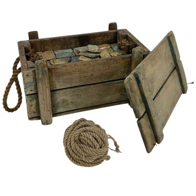 The Bluff Ercell Screen Used Rope & Gold Chest | VIP Fan Auctions
