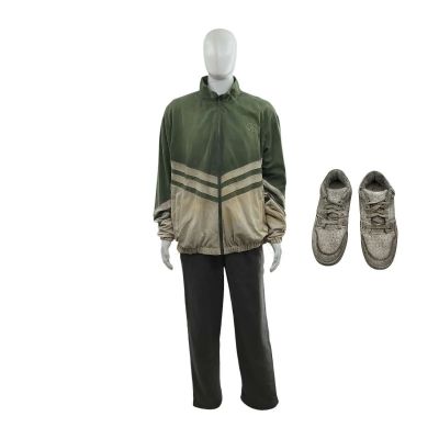 Lot 29: The Sheep Detectives Elliot Mathews Screen Worn Joggers, Shell Jacket & Trainers Ch 2 Sc 114o1 | VIP Fan Auctions