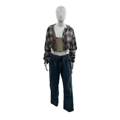 Lot 1: Is God Is Anaia Screen Worn Crop Hoodie, Jeans & Cropped Tank Top Ch 13 Sc 108-129 | VIP Fan Auctions