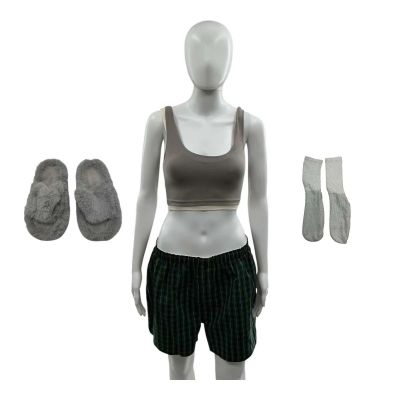 Lot 31: Is God Is Anaia Screen Worn (2) Cropped Tanks, Pj Shorts, Slippers & Socks Ch 3 Sc 17-18 | VIP Fan Auctions