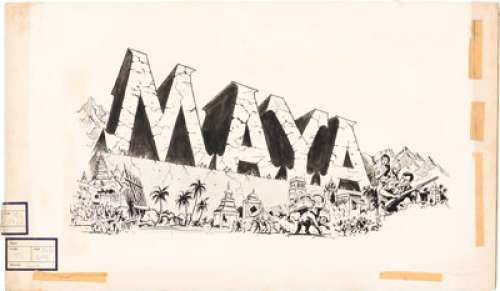Original Poster Artwork for Maya (MGM, 1966). | Heritage