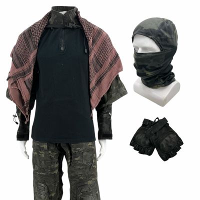 Lot 63: Onslaught Cockroach Screen Worn Stunt Double Shirt, Pants, Scarf, Gloves, Balaclava & Harness Ch 4 Sc 48-128 | VIP Fan Auctions