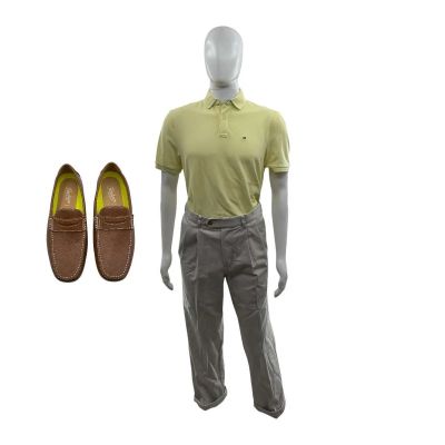 Lot 20: Primetime Bill Production Worn Loafers, Pants & Shirt Ch 4 | VIP Fan Auctions
