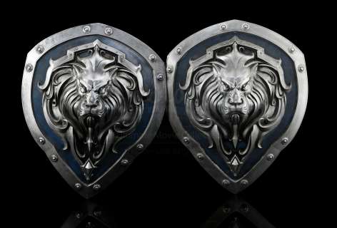 Warcraft - Lot 322 - Two Stormwind Castle Decor Shields
