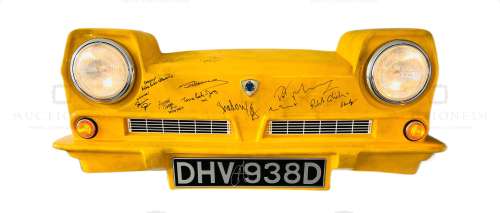 ONLY FOOLS & HORSES - TROTTER VAN FRONT END - SIGNED BY DAVID JASON + CAST | Auctioneum Ltd