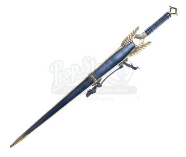 The Great Wall - Lot 12 - Commander Lin Mae‘s (Tian Jing) Blue Crane Corps Aluminum Sword with Sheath