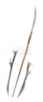 JOHN CARTER (2012) - Lot 438 - Hero Helium Soldier Long Sword, Spear and Short Sword