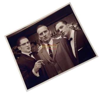 Lot 192 - Legend (2015) - Prop Photograph of the Kray Twins (Tom Hardy) with Inspector Nipper Read (Eccleston)