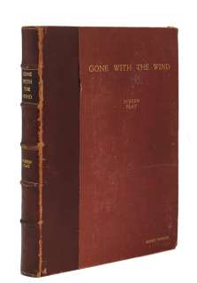 Lot 153 - A final shooting script to Gone With the Wind, presented by David O. Selznick to the widow of screenwriter Sidney Howard