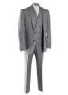 Empire | Lucious’ Black & White Checked Three-Piece Suit - 2 of 3 | ScreenBid