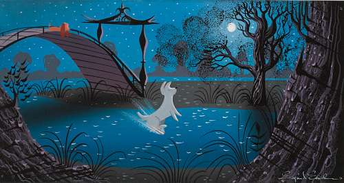 An Eyvind Earle concept painting from Lady and the Tramp | Bonhams
