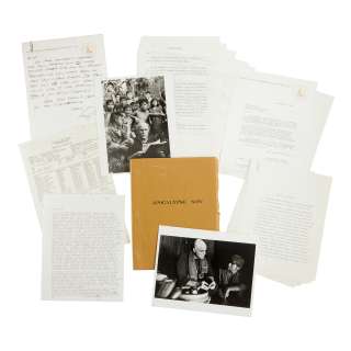 Lot 141 - A Marlon Brando Collection of scripts, letters, and notes for Apocalypse Now