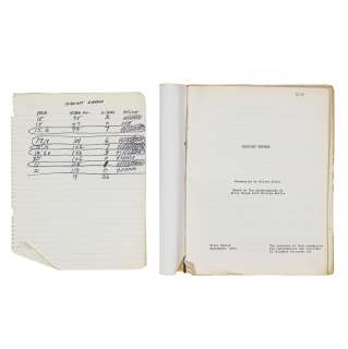 Bo Hopkins "Tex" Annotated Shooting Script and other Ephemera for Midnight Express. | Bonhams