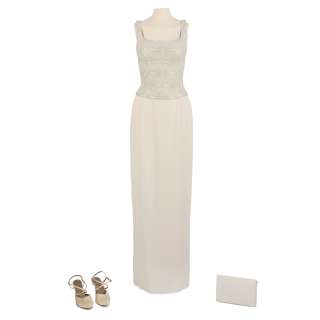 The Crown - Lot 135 - Elizabeth Debicki (as Princess Diana): A floor length silk gown Season 5, Episode 7, ‘No Woman‘s Land‘