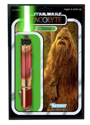 Lot 169 - Star Wars - The Acolyte (2024) - Wookiee Jedi Master Kelnacca & Jecki Lon Lightsaber | Hanlin Auction Service