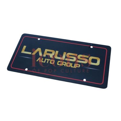 Lot 6 - Cobra Kai (TV) - LaRusso Auto group Dealership Car Plate - 64-6 | Icons of Pop Culture