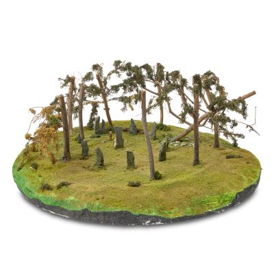 Lot 8 - The Making of Outlander: The Standing Stones at Craigh na Dun set Created by the Outlander Art Department for Season 1 (3) | Bonhams