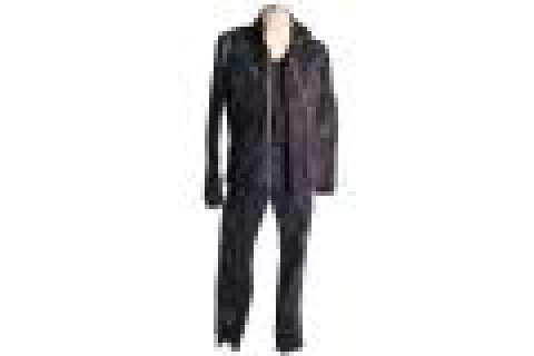 True Blood - Lot 101 - Eric‘s Black Jacket, Shirt, and Pants - Charred