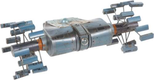 "Gwent" Sentient Spacecraft Filming Miniature from Episode, "The Infernal Machine" of Space: 1999 <...