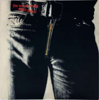 The Rolling Stones Sticky Fingers 60" Square Painting Made and Signed by George Mead. | Heritage