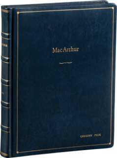 Personal book-bound script for MacArthur (Universal, 1977). | Heritage