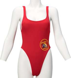 Pamela Anderson "C.J. Parker" Signature Iconic Red Swimsuit from Baywatch (NBC TV 1989-2001)...
