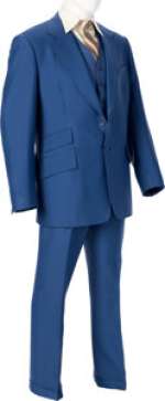 Anchorman: The Legend of Ron Burgundy (DreamWorks, 2004), Will Ferrell "Ron Burgundy" Blue Suit.