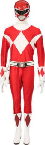 Mighty Morphin Power Rangers (Saban Entertainment, 1993-1996), Austin St. John "Jason Lee Scott" Red Ranger Hero Costume from Season 1 from Shuki Levy.