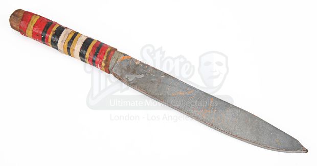 The Last of the Mohicans | Red Handled Stunt Huron Knife | Propstore (Buy Now)