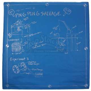 Mythbusters | Episode "Ping-Pong Rescue" (2004, E21): Episode Blueprint - Ping-Pong Salvage | Propstore