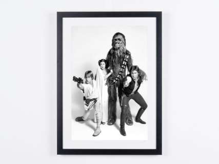 - Star Wars Episode Iv: a New Hope - Ford, Hamill, Fisher & Mayhew (1977), Star Wars | Star Wars, - Star Wars Episode IV: A New Hope - Ford, Hamill, Fisher & Mayhew (1977) - Fine Art Photography - Luxury Wooden Framed 70X50 cm - Limited Edition Nr 02 of 30 - Serial ID 15650 - Original Certificate (COA), Hologram Logo Editor and QR Code | Catawiki