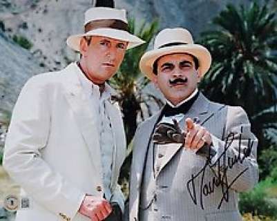 Agatha Christie’s Poirot | Agatha Christie’s Poirot - David Suchet (Hercule Poirot) - Autograph, Photo With Beckett COA | Catawiki