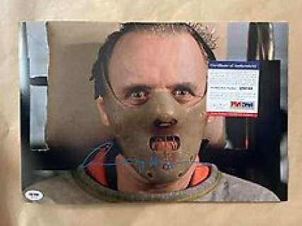 Silence of the Lambs | Silence of the Lambs - Signed by Oscarwinner Anthony Hopkins (Hannibal Lecter) - with PSA/DNA Certification - No reserve! | Catawiki