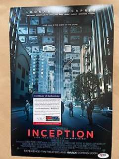 Inception - Inception - Signed by Director Christopher Nolan - with PSA/DNA Certification - autograph, photo - No Reserve
