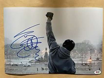 Rocky | Rocky - Signed by Sylvester Stallone - with PSA/DNA Certification - autograph, photo - No Reserve | Catawiki