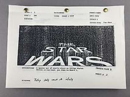 Star Wars Episode Iv: a New Hope | Star Wars Episode IV: A New Hope - Mark Hamill, Harrison Ford and Carrie Fisher - Lucasfilm Ltd. | Catawiki