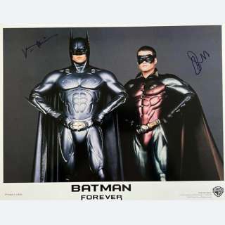 Batman Forever | Batman Forever - Double Signed by Val Kilmer (Batman) and Chris O’Donnell (Robin) | Catawiki