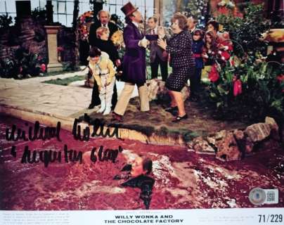 Willy Wonka & the Chocolate Factory | Willy Wonka & the Chocolate Factory - Michael Bollner (Augustus Gloop) - Autograph, Photo With Beckett COA | Catawiki