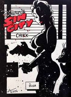 Alvin Silvrants (1979) - Disney’s Sin City - Elsa & Olaf | Catawiki