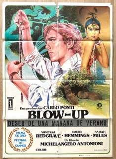 Antonioni - Blow-Up - Michelangelo Antonioni - Palme d’or 1967 - Venessa Redgrave - David Hemmings - Affiche - Blow-Up | Catawiki