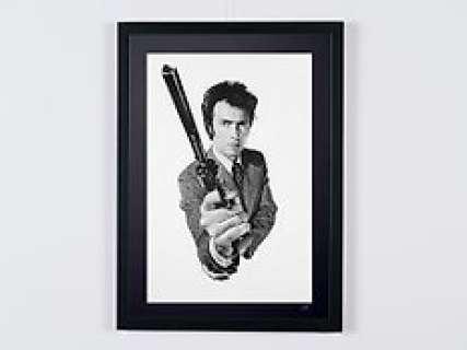 Magnum Force (1973) - Clint Eastwood as ’Dirty’ Harry - Luxury Wooden Framed 70X50 cm - Limited Edition Nr 11 of 50 - Serial ID 20560 - - Original Certificate (COA), Hologram Logo Editor and QR Code | Catawiki