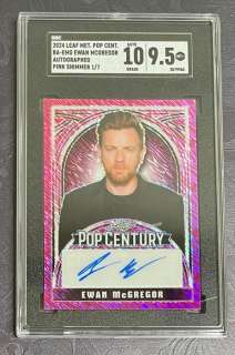 Leaf - 1 Graded card - Pop Century 2024 - autograph card - BA-EMG Ewan McGregor - Pink Shimmer - nr 1 of 7 - SGC 9.5 | Catawiki