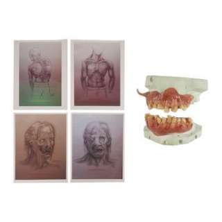 FRIDAY THE 13TH (2009) - Lot 938 - Mario Kirner Collection: Jason Voorhees‘ (Derek Mears) Teeth and Set of Four Concept Drawings