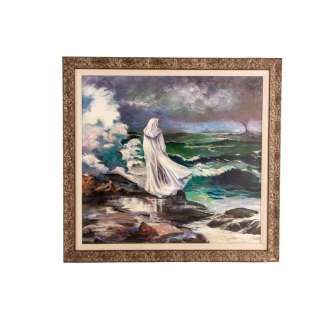 Star Trek: Picard Seasons 1 & 2 - Lot 22 - Data (Brent Spiner) "Daughter" with Back Turned Hand-Painted Framed Painting