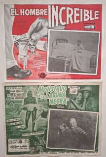 JACK ARNOLD (x2) - THE INCREDIBLE SHRINKING MAN (El increíble hombre menguante) + CREATURE FROM THE BLACK LAGOON (El - 1950s | Catawiki