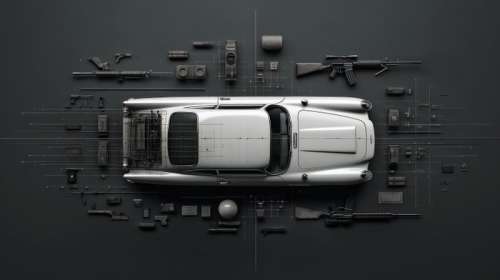 Artxlife - 007 Aston Martin DB5 Hidden Secrets [XXL] | Catawiki