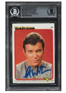 Star Trek - William Shatner - Signed Trading Card - Beckett Authentic | Catawiki