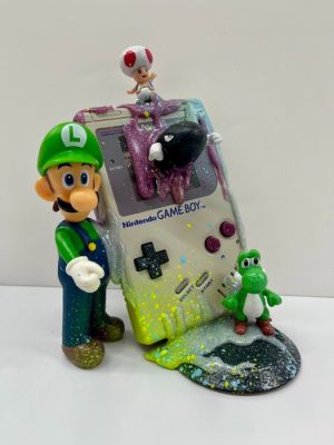 Alvin Silvrants - Sculpture, Super Mario Bros - Nintendo Game boy - 19 cm - Plastic - 2025 | Catawiki